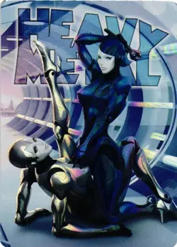 HEAVY METAL Cartoon Beauty HOLOGRAPHIC Goddess Story Custom Art Collectible Card - Image 1
