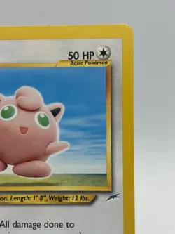 Pokemon TCG Jigglypuff Neo Destiny 44/105 Regular Unlimited Card - Image 2