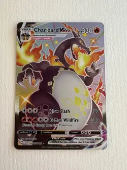 Pokemon Charizard VMAX SV107/SV122 Shining Fates Shiny Vault Full Art Holo Card - Image 1