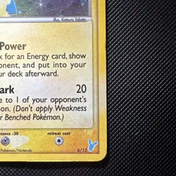 Minun 6/12 EX Trainer Kit 2 Plusle & Minun Deck Vintage 2006 Pokemon Card MP/HP - Image 5