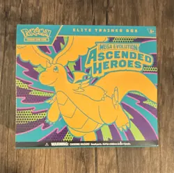 Pokemon Mega Evolution Ascended Heroes Elite Trainer Box Empty Card Box 2024 - Image 1