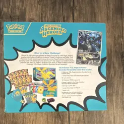 Pokemon Mega Evolution Ascended Heroes Elite Trainer Box Empty Card Box 2024 - Image 2