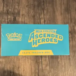 Pokemon Mega Evolution Ascended Heroes Elite Trainer Box Empty Card Box 2024 - Image 3