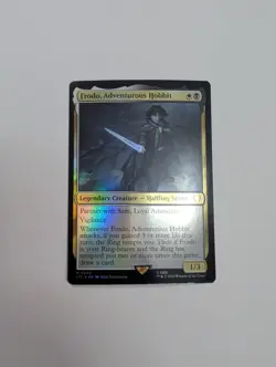 MTG - Frodo, Adventurous Hobbit (Foil) - Commander: Lord of The Rings NM/M Cond - Image 1