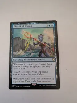 Bident of Thassa 0162 Non Foil Rare Bloomburrow Commander MTG NM - Image 1