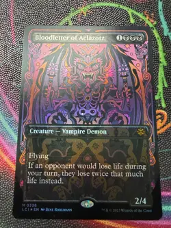 Bloodletter of Aclazotz (Borderless) [The Lost Caverns of Ixalan] Magic MTG FOIL - Image 1