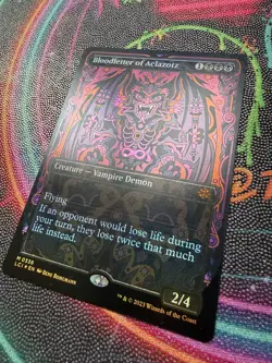 Bloodletter of Aclazotz (Borderless) [The Lost Caverns of Ixalan] Magic MTG FOIL - Image 2