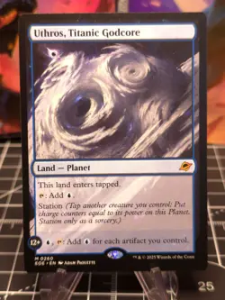 Mtg Uthros, Titanic Godcore Edge of Eternities Regular - NM - Image 1