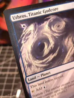 Mtg Uthros, Titanic Godcore Edge of Eternities Regular - NM - Image 3