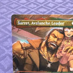 Barret, Avalanche Leader (Borderless) (Chocobo Track Foil) Commander: Final... - Image 2