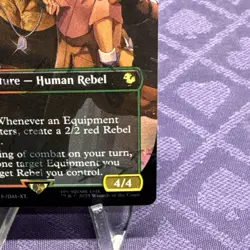 Barret, Avalanche Leader (Borderless) (Chocobo Track Foil) Commander: Final... - Image 4