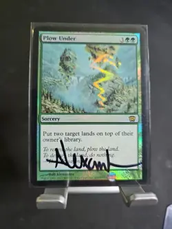 Near Mint- Plow Under 8th Edition Foil **ARTIST SIGNED** Rob Alexander!!!! - Image 1