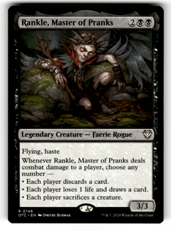 Rankle, Master of Pranks 148 Normal R Commander: Outlaws of Thunder Junction LP - Image 1