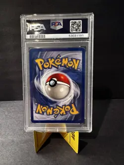 Pokemon Magneton Base Set Unlimited Holo 009/102 PSA 8 - Image 2
