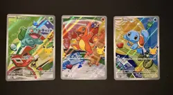 Pokemon Bulbasaur Charmander Squirtle Holo Promo Set NM Pack Fresh - Image 1