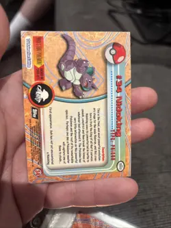 Topps Pokemon #34 Nidoking - Image 2