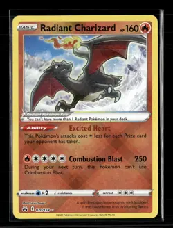 Pokemon 2023 Crown Zenith Radiant Charizard #20/159 - Image 1
