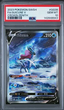 SEQUENTIAL PSA 10 Crown Zenith Entei V GG36 Suicune V GG38 Raikou V GG41 Pokemon - Image 4