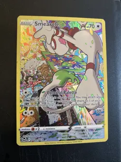 Pokemon Card TCG Smeargle TG10/TG30 Sword & Shield Trainer Gallery Holo Rare NM - Image 1