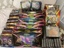 Pokemon TCG Shining Fates HUGE LOT 35 Box/Tin ETB FACTORY SEALED - NEW Pikachu 97712552774 - Image 1