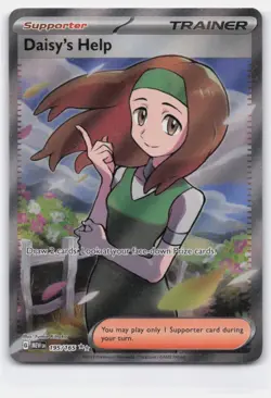 DAISY'S HELP 195/165 ULTRA RARE 151 POKEMON LIGHTLY PLAYED - Image 2