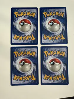 Pokemon TCG Bulbasaur Lot of 4 44/102 Base Set Vintage 1999 Wotc LP+ - Image 2