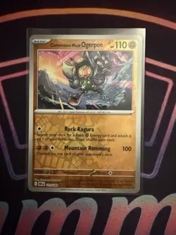 Pokemon Cornerstone Mask Ogerpon 111/182 Reverse Holo Destined Rivals English NM - Image 1