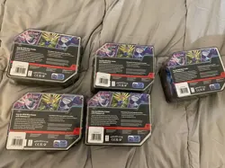 Pokemon TCG Azure Legends Tin - 5 Brand New- Factory Sealed - - Image 2