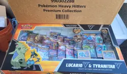 Pokemon TCG Lucario V & Tyranitar V Collector's Box - 14 Packs 820650856716 - Image 5