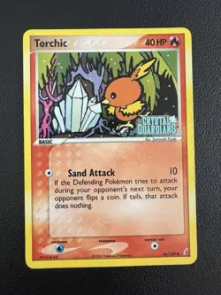 Pokemon TCG Torchic EX Crystal Guardians 66/100 Reverse Holo Common NM/LP - Image 1