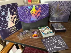 Pokemon Paldean Fates Empty ETB w/ Extras Pokemon Center No Packs Or Promos - Image 1