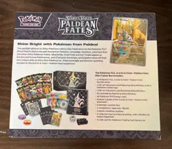 Pokemon Paldean Fates Empty ETB w/ Extras Pokemon Center No Packs Or Promos - Image 4