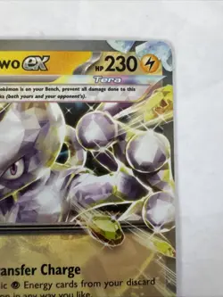 Mewtwo ex 058/182 Paradox Rift Double Rare Pokemon - Image 3