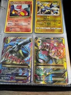 pokemon binder v-max, ex, gx v-stars, trainers,more. Rare cards included enjoy! - Image 2