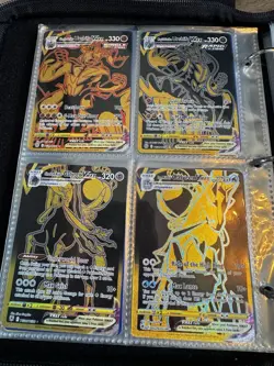 pokemon binder v-max, ex, gx v-stars, trainers,more. Rare cards included enjoy! - Image 3