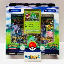 Pokemon Pokemon GO Pin Collection Bulbasaur 1 Promo 1 Pin 3 Packs - Image 1