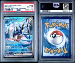 Pokemon TCG Miraidon Ex 244/198 PSA 10 GEM MINT 2023 SV1 EN Scarlet & Violet - Image 2