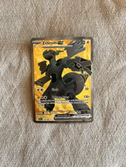 Pokemon Zekrom EX TCG Ultra Rare Black Bolt SV 158/086 - Image 1