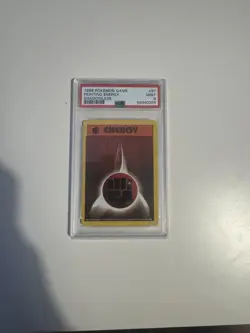 1999 POKEMON GAME SHADOWLESS #97 FIGHTING ENERGY PSA 9 - Image 3