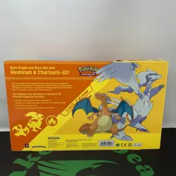 Pokemon TCG Reshiram & Charizard GX Premium Collection Box DAMAGED BOX SEALED - Image 2