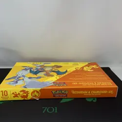 Pokemon TCG Reshiram & Charizard GX Premium Collection Box DAMAGED BOX SEALED - Image 5