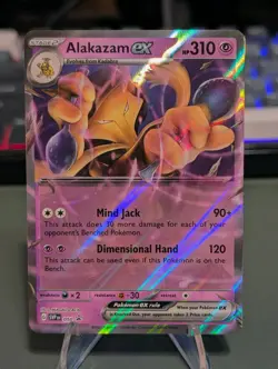 Alakazam ex (No Star Error Pattern) Pokemon BLACK STAR Promo #050 Holo 151 - Image 1