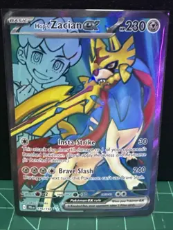 Hop's Zacian ex 176/159 Full Art - Pokemon TCG - Journey Together English NM - Image 1