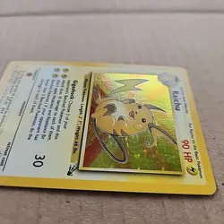 Pokemon Vintage Holo Raichu 14/62 Fossil Wizards Of The Coast 1999 MP - Image 4