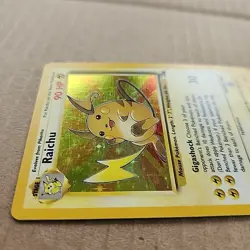 Pokemon Vintage Holo Raichu 14/62 Fossil Wizards Of The Coast 1999 MP - Image 5