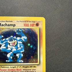 Pokemon TCG Machamp Holo Rare 1st Edition Base Set #8/102 NM+/MINT Condition - Image 4