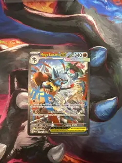 Pokemon Mega Lucario ex 179/132 Special Illustration Rare Mega Evolution - Image 1