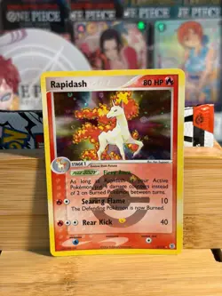 RAPIDASH 13/112 FireRed & LeafGreen Holo Rare Reverse Holo Pokemon TCG LP - Image 1