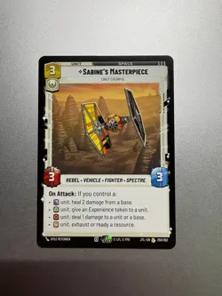 Star Wars Unlimited - Sabine Masterpiece - JTL #250 - Unplayed NM - Image 1