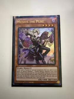 Yu-Gi-Oh! Medius the Pure DUAD-EN008, Ultra Rare, 1st Edition, NM - Image 1